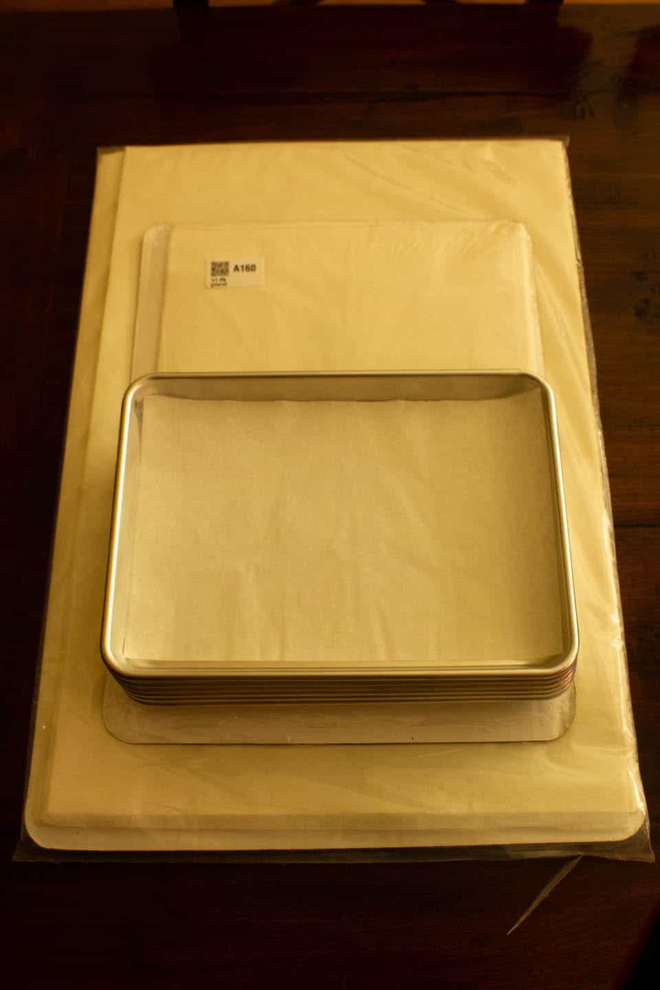 Baking Sheets- Quilon Coated Natural Parchment Paper for Sheet Pans
