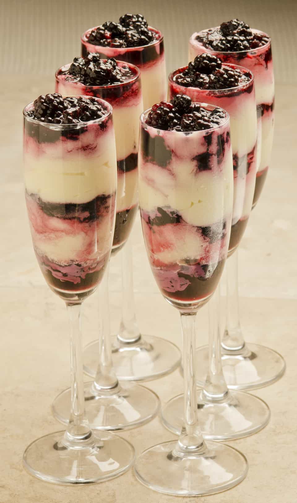 Blackberry Sundae Parfaits